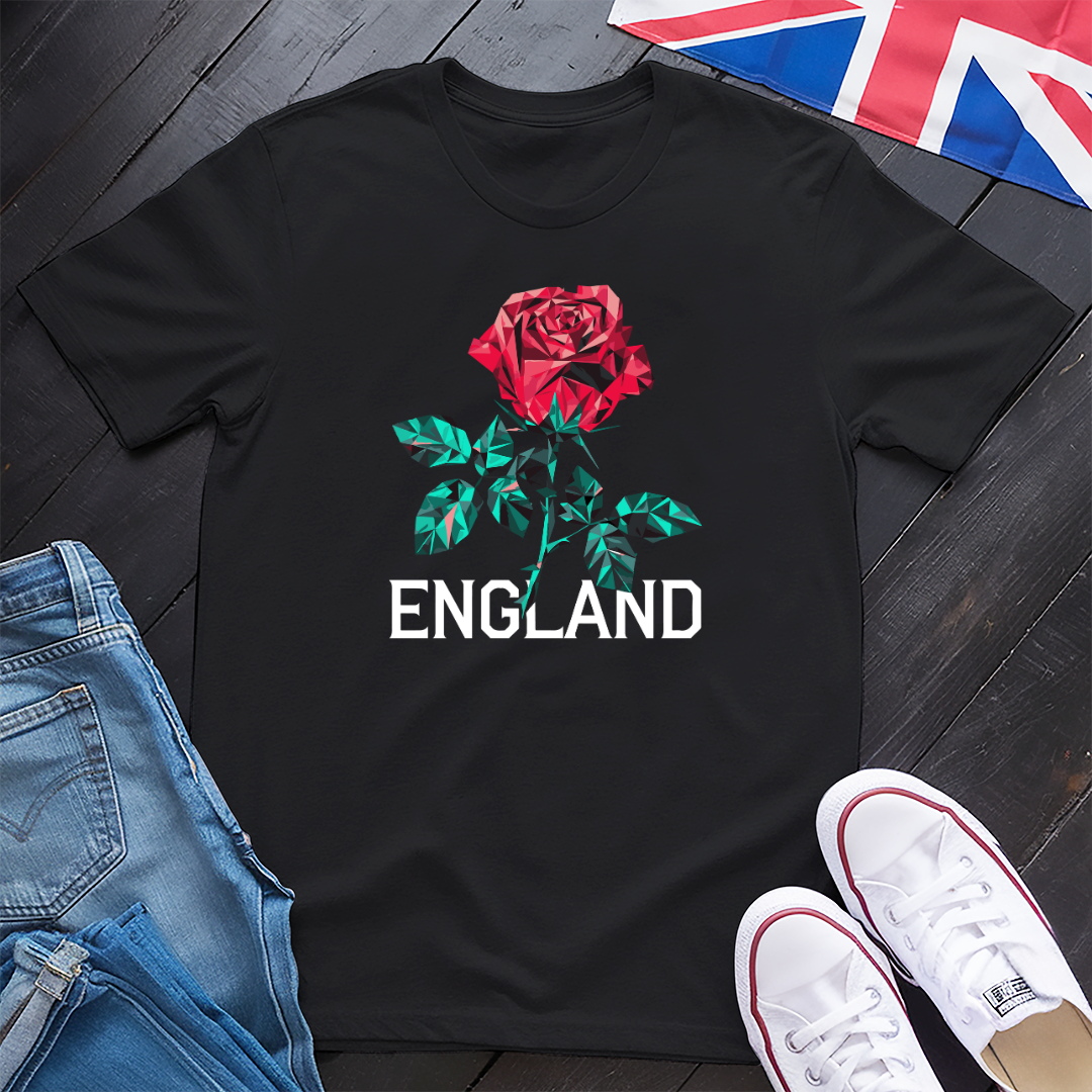 Geometric Rose of Albion T-shirt