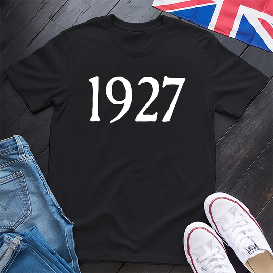 1927 The renaming of the UK T-shirt