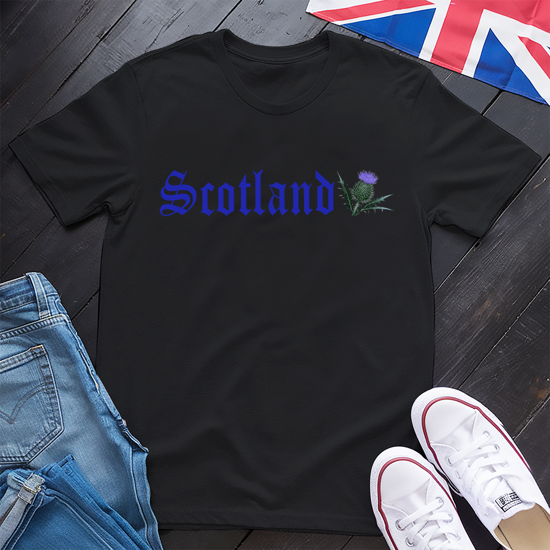 Ye Olde Scotland - Blue Font T-shirt