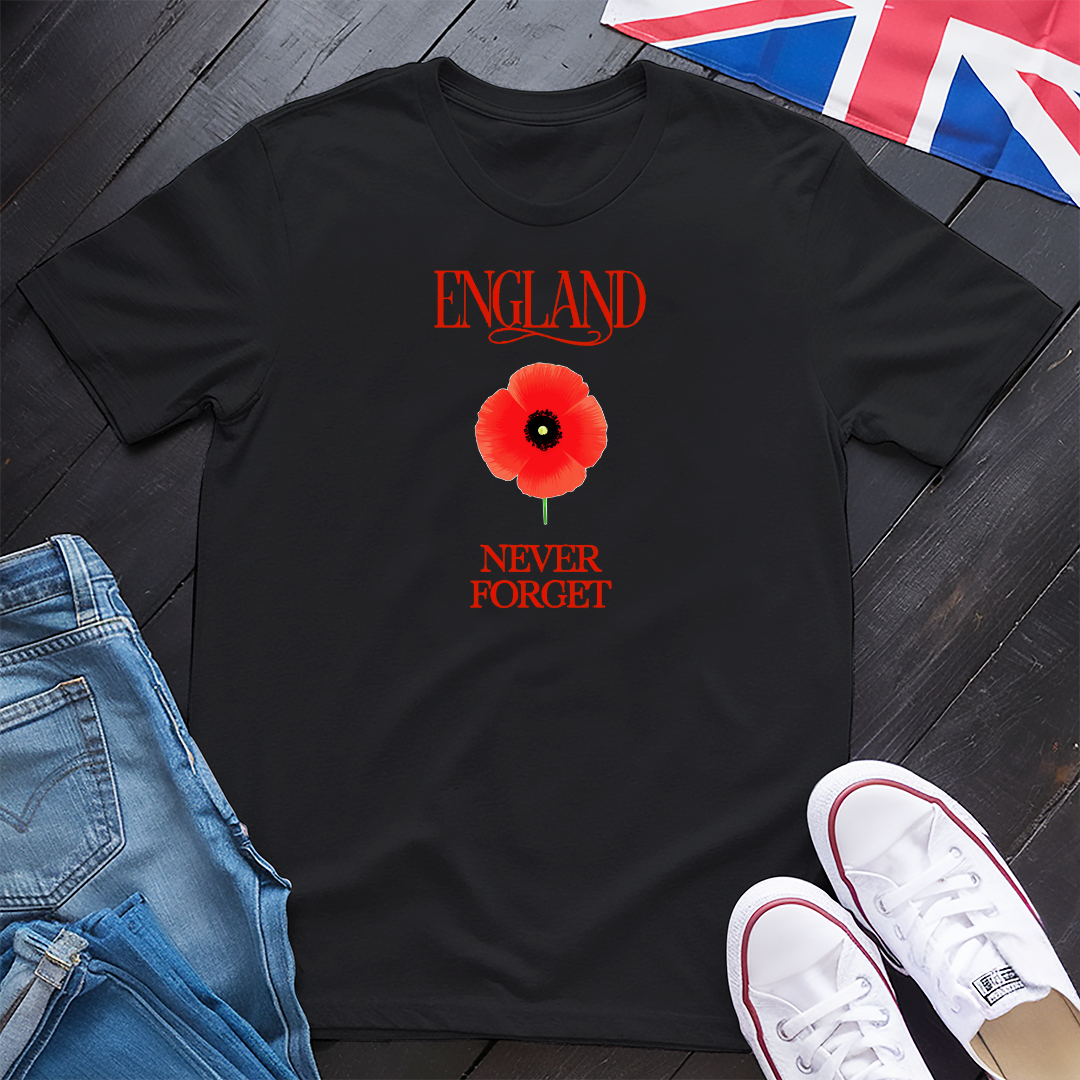 England Never Forget T-shirt