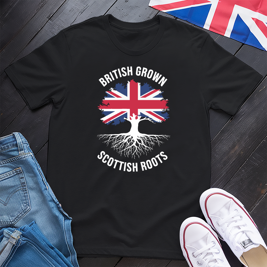 British Grown Scottish Roots T-shirt