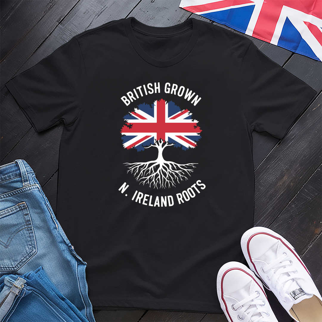 British Grown N. Ireland Roots T-shirt
