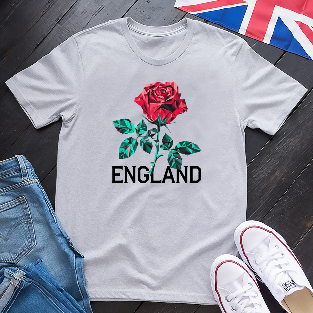Geometric Rose of Albion T-shirt