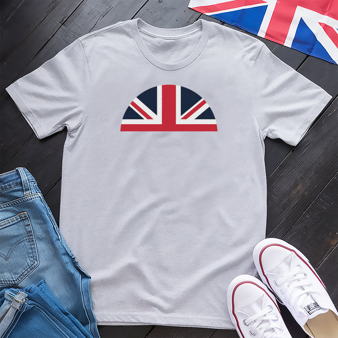 Union Jack Half Cut T-shirt