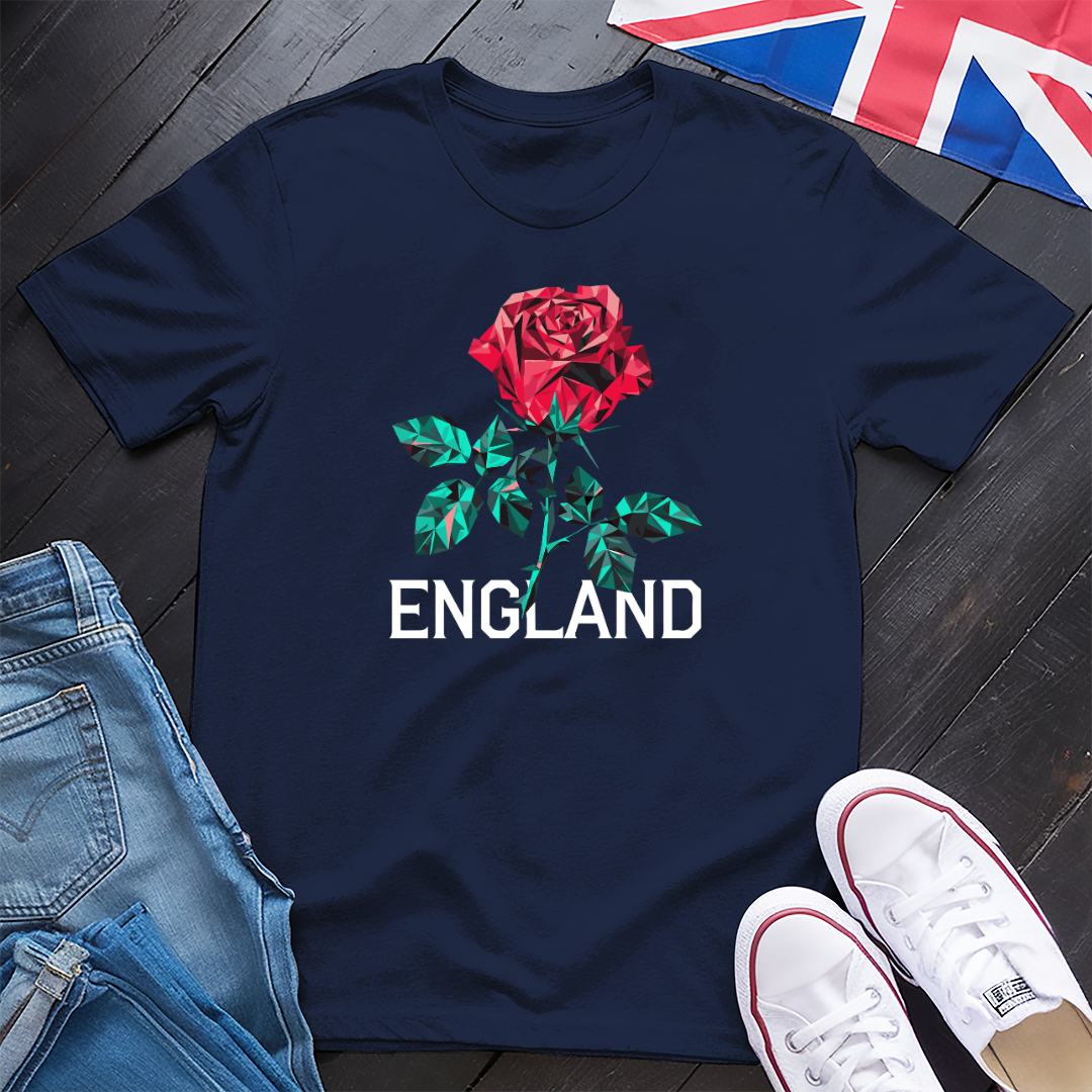 Geometric Rose of Albion T-shirt