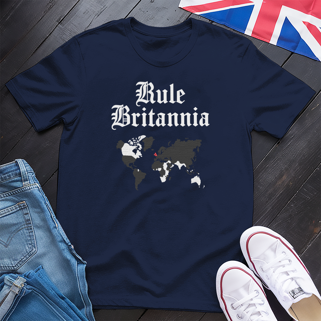 Rule Britannia Map T-shirt