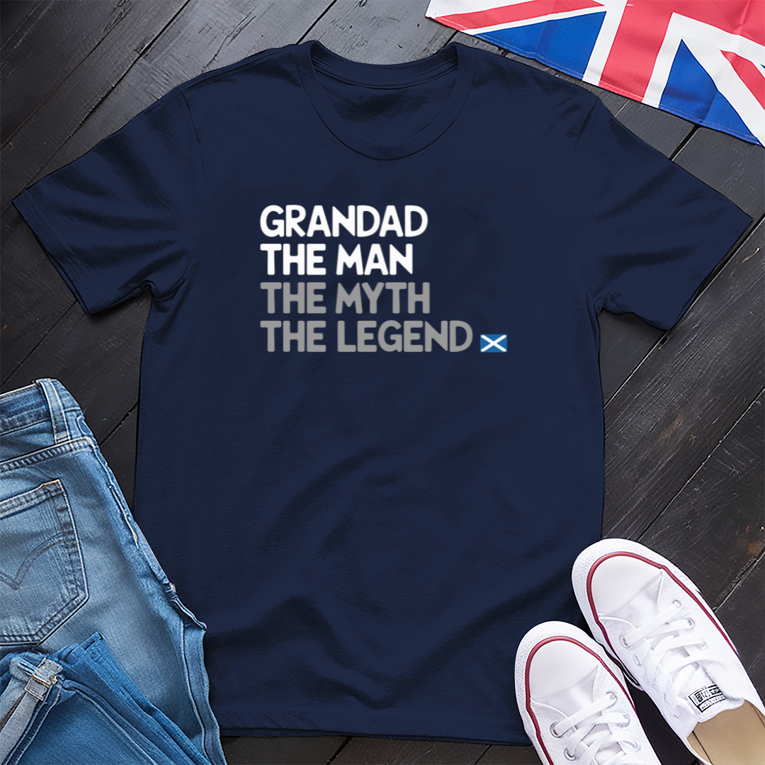 Grandad the Legend (Scotland) T-shirt