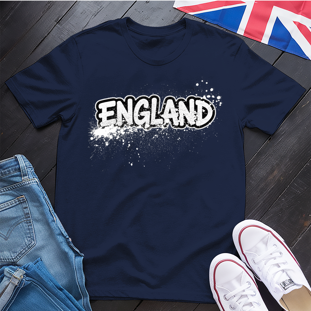 England Paint Spray T-Shirt