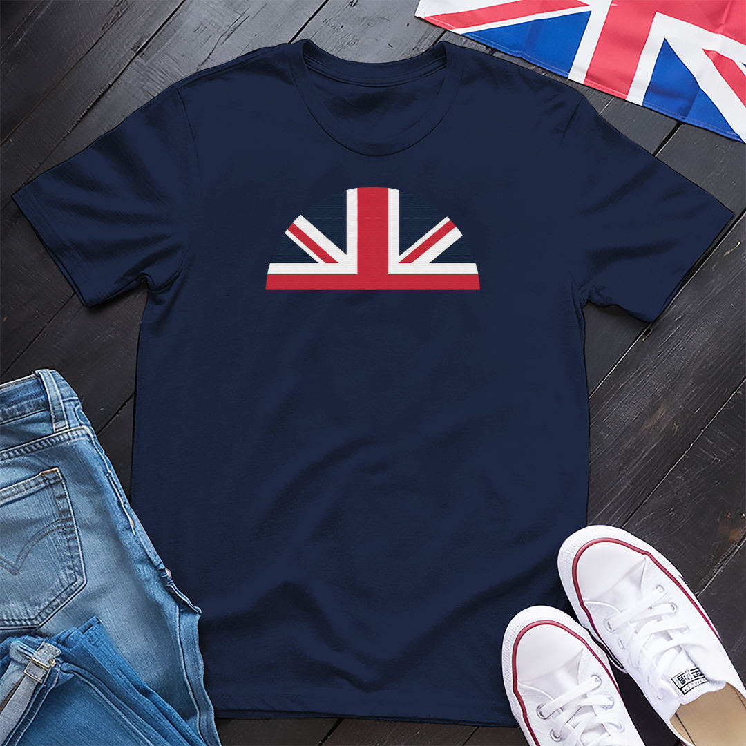Union Jack Half Cut T-shirt