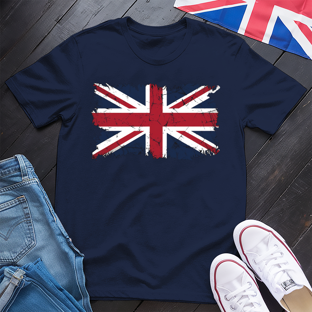Aged Union Jack T-shirt