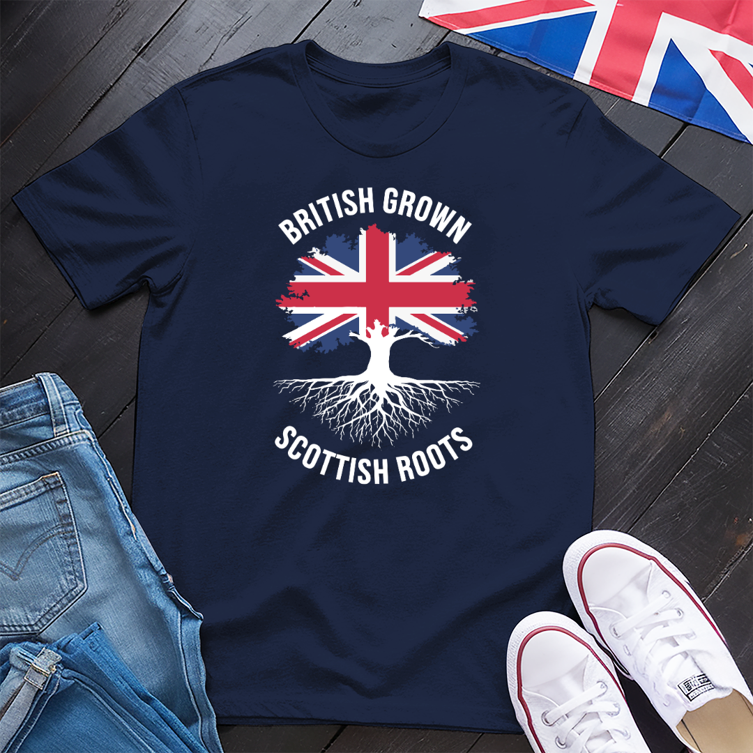 British Grown Scottish Roots T-shirt