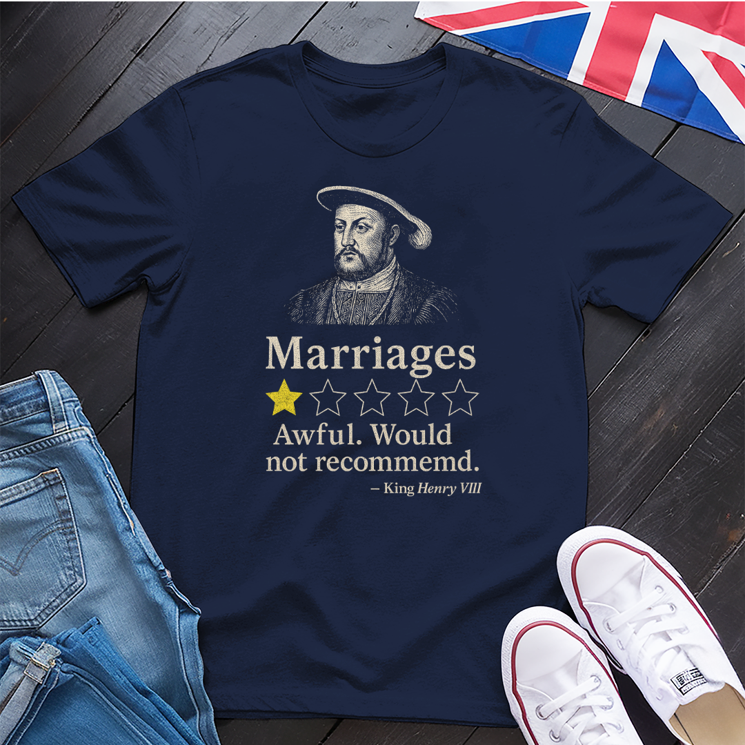 Henry VIII 5 Star Rating T-Shirt