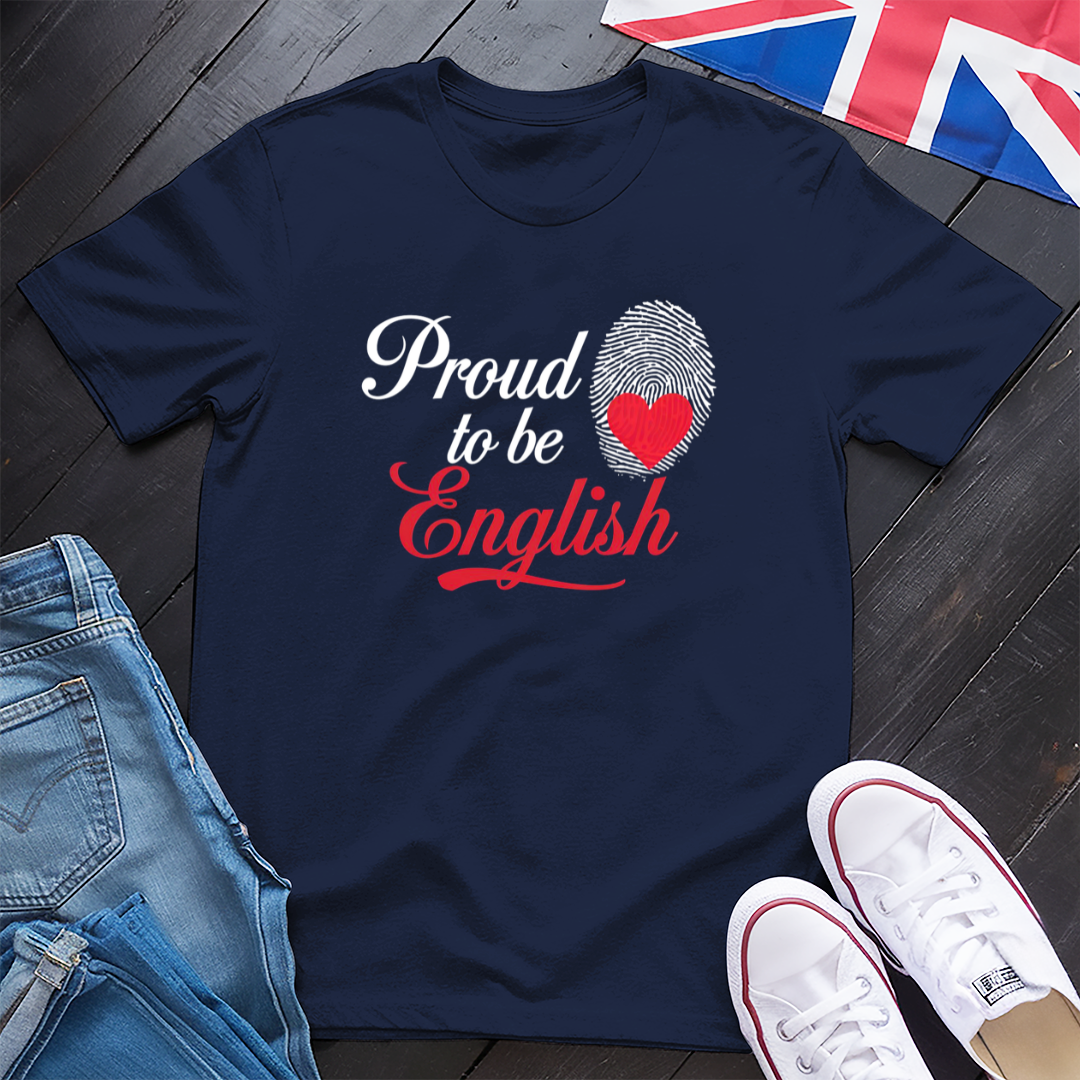 Proud English Patriot’s Print T-shirt