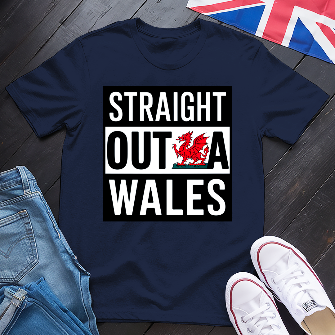 Straight outta Wales T-shirt
