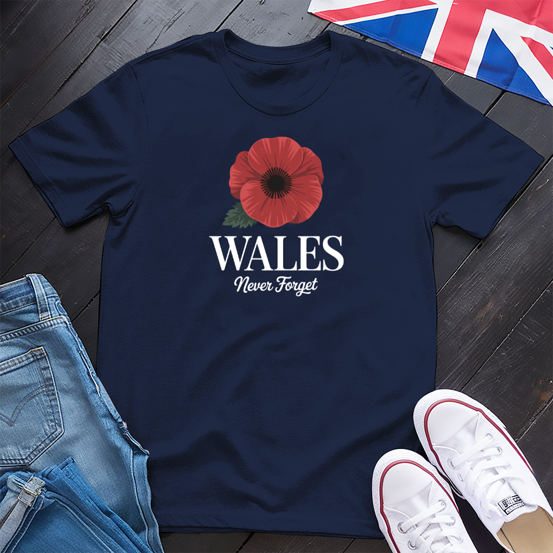 Wales Never Forget T-shirt