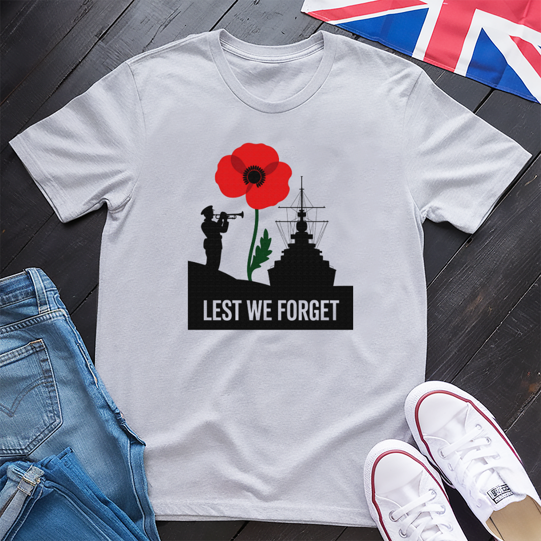 Royal Navy Lest We Forget T-Shirt