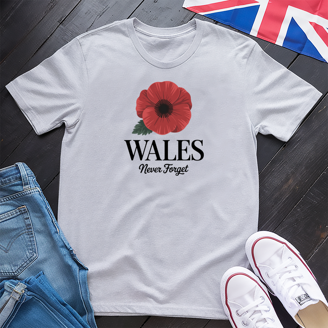 Wales Never Forget T-shirt