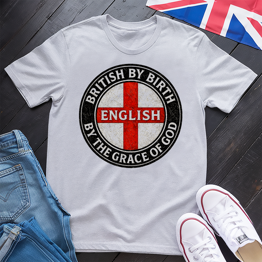 English By The Grace Of God T-shirt