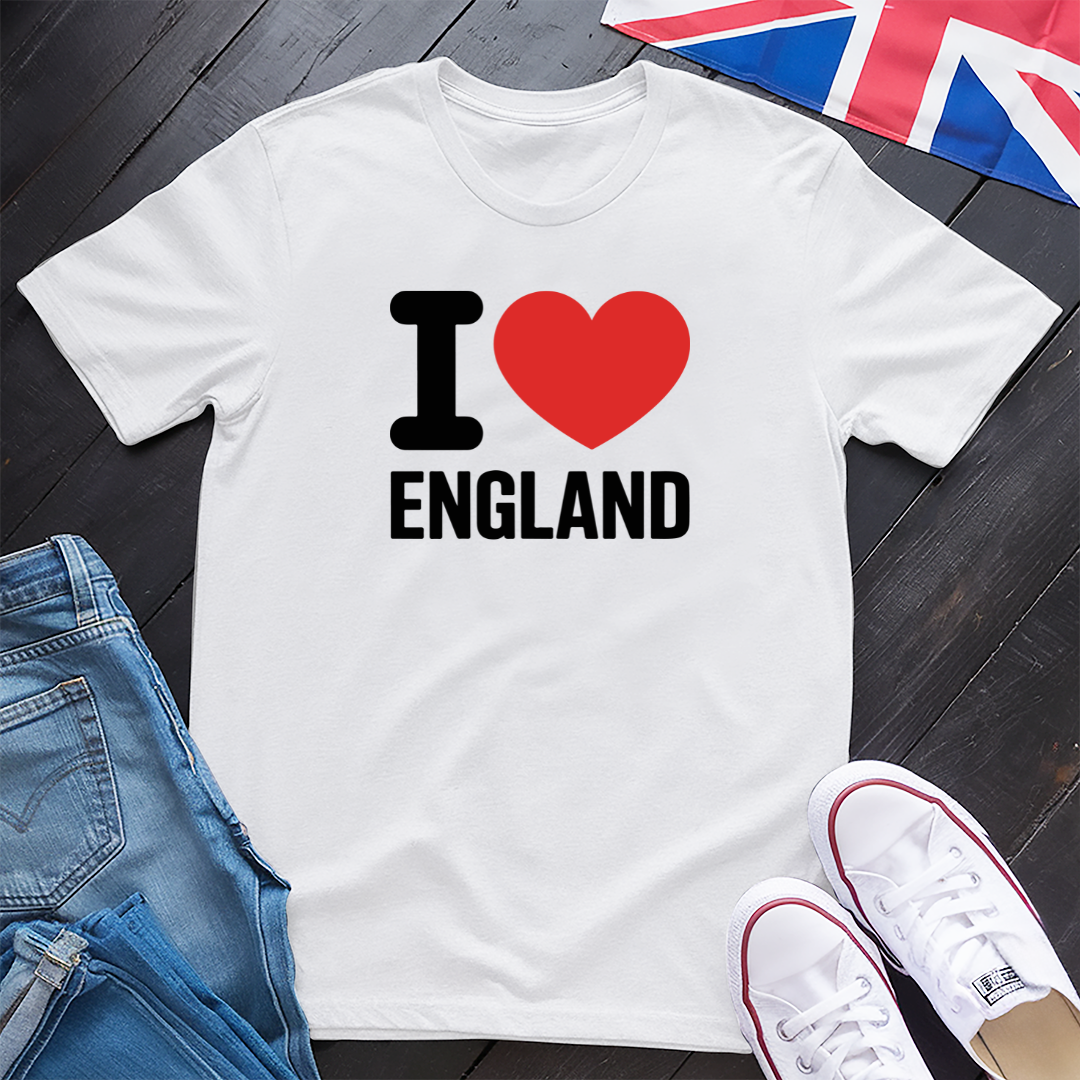 I Love England T-shirt