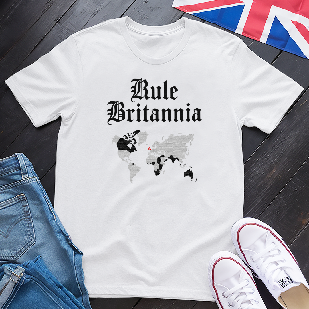 Rule Britannia Map T-shirt