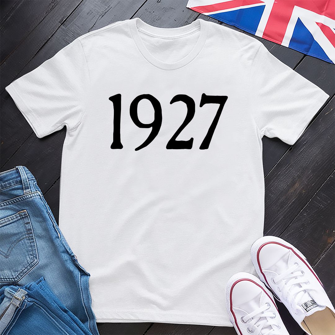 1927 The renaming of the UK T-shirt