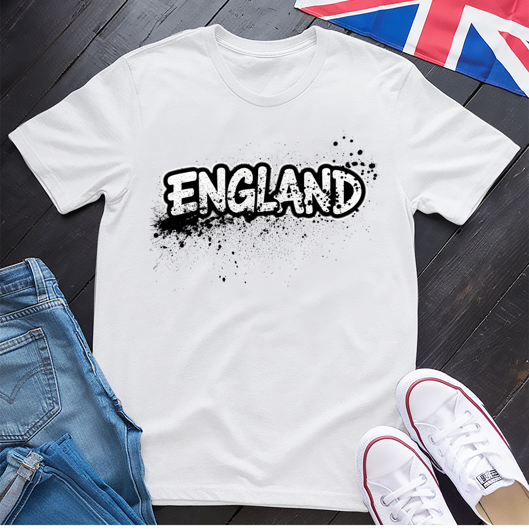 England Paint Spray T-Shirt