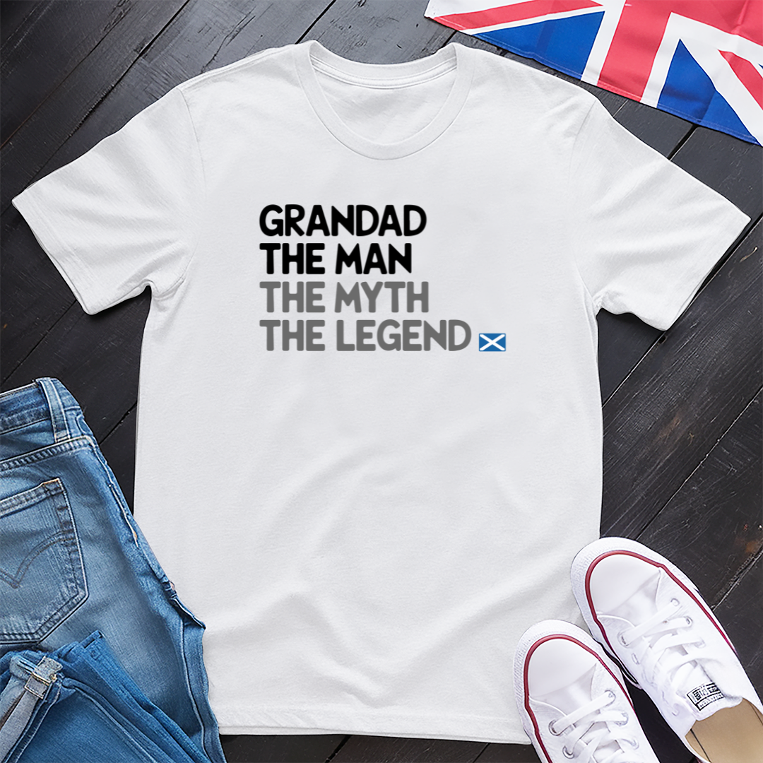 Grandad the Legend (Scotland) T-shirt