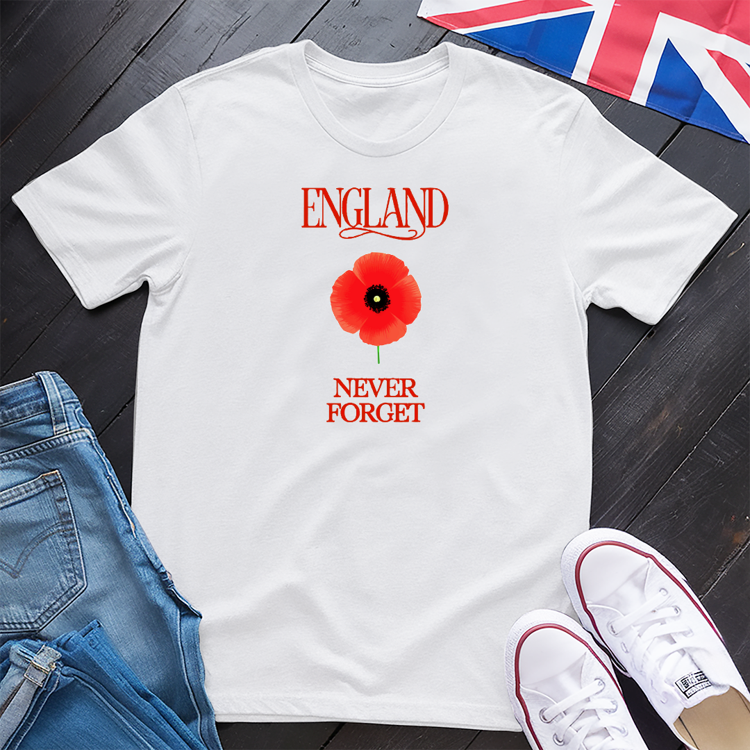 England Never Forget T-shirt