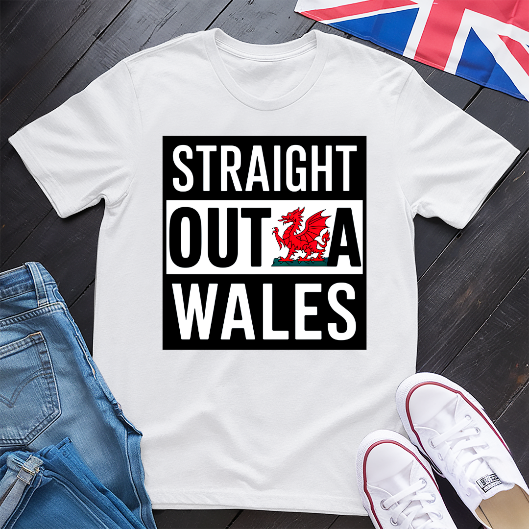 Straight outta Wales T-shirt