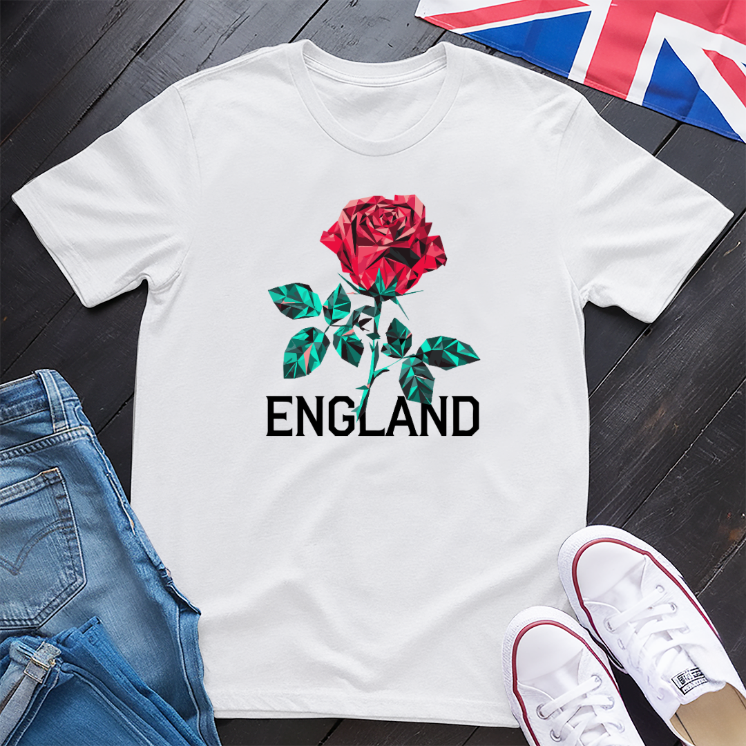 Geometric Rose of Albion T-shirt
