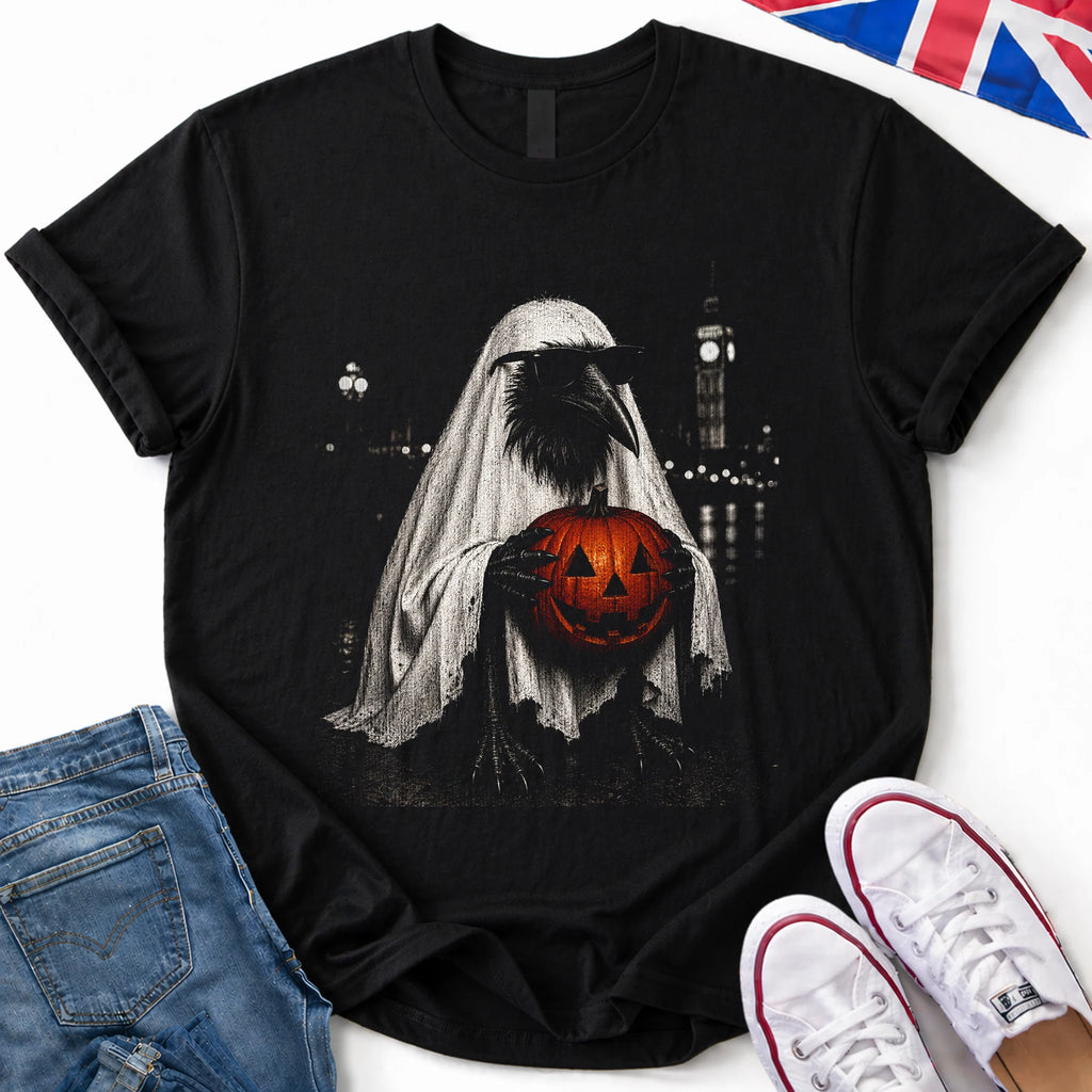 London Ghost Crow | Halloween T-Shirt