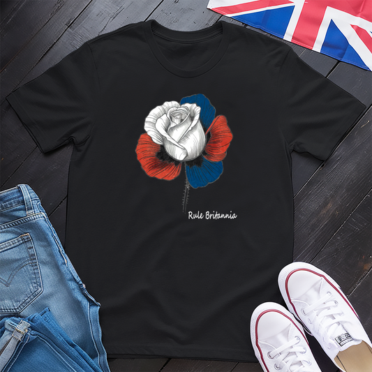 Rule Britannia Rose T-shirt