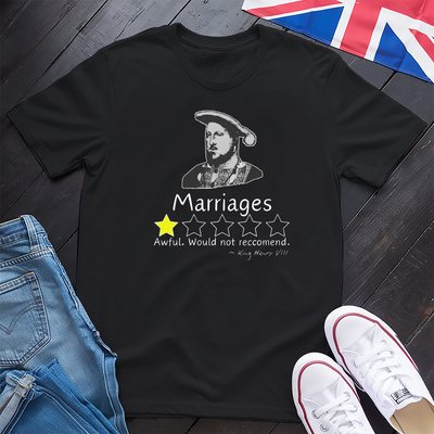 Henry VIII 5 Star Rating T-shirt