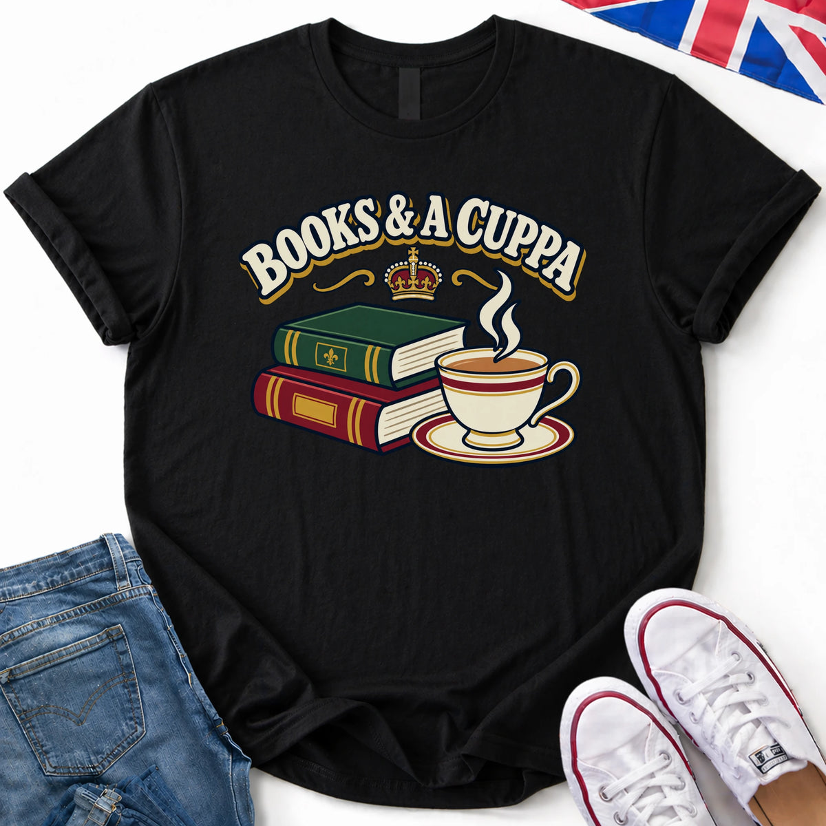 Books & Cuppa T-Shirt