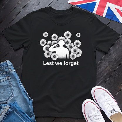 Lest We Forget Soldier T-shirt