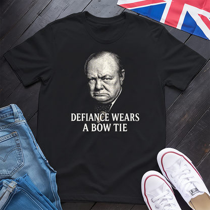 Defiance Wears a Bow Tie T-Shirt