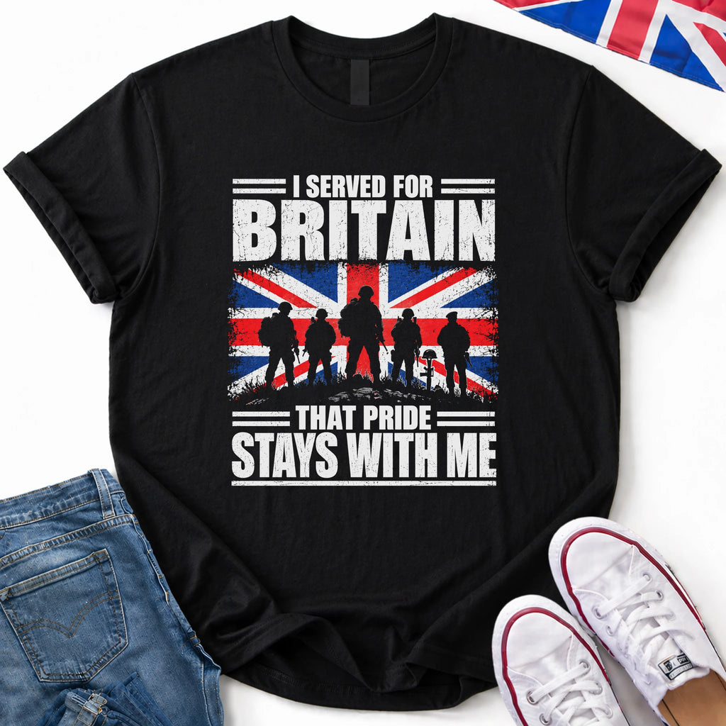 Service, Pride, Britain T-Shirt