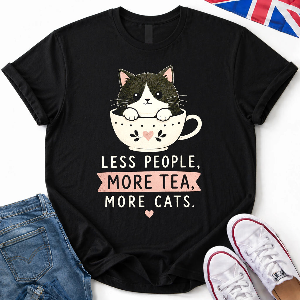 Tea, Cats, and No People T-Shirt
