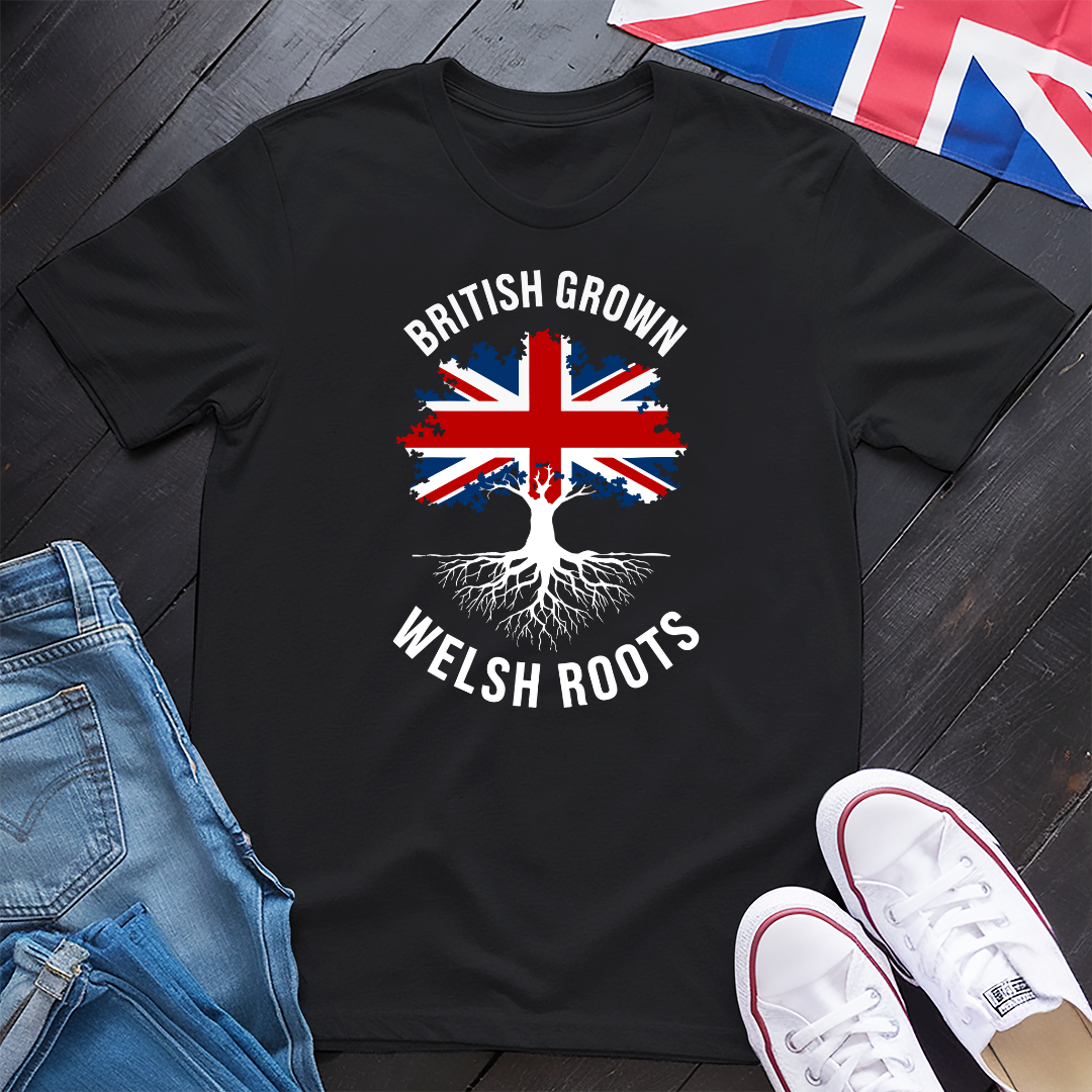 British Grown Welsh Roots T-shirt