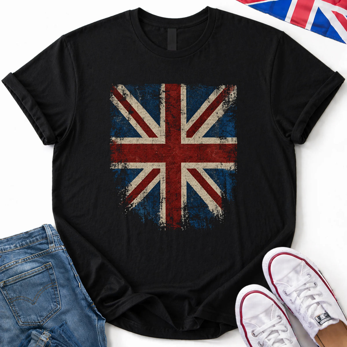 Distressed Union Jack T-Shirt
