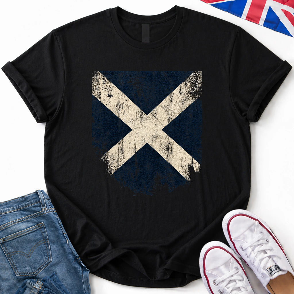 Saltire Distressed T-Shirt