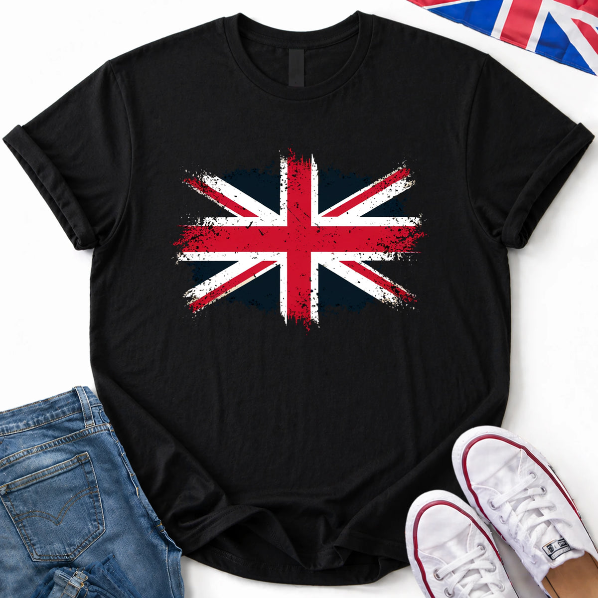 UK Flag Distressed T-Shirt