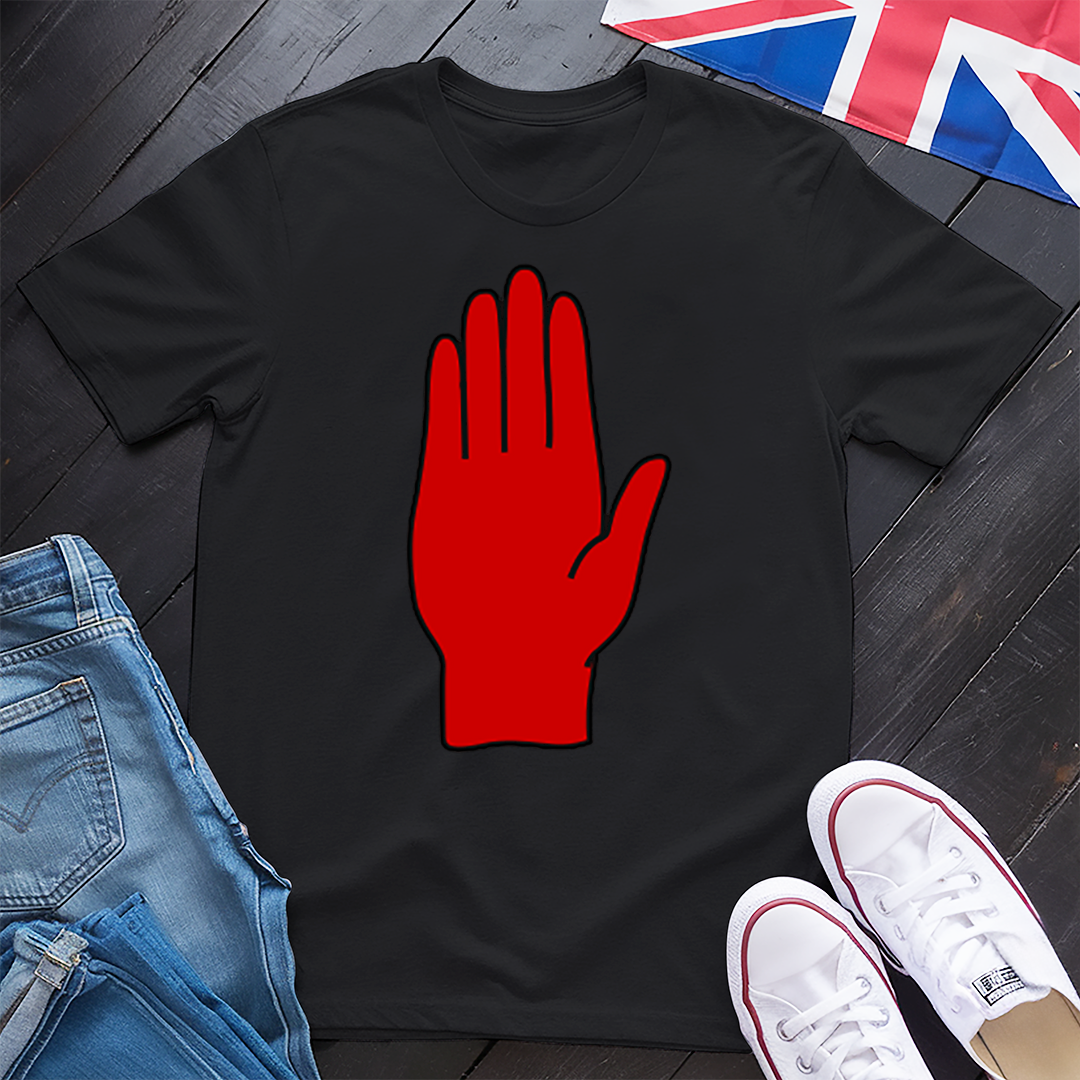 Red Hand of Ulster N. Ireland T-shirt