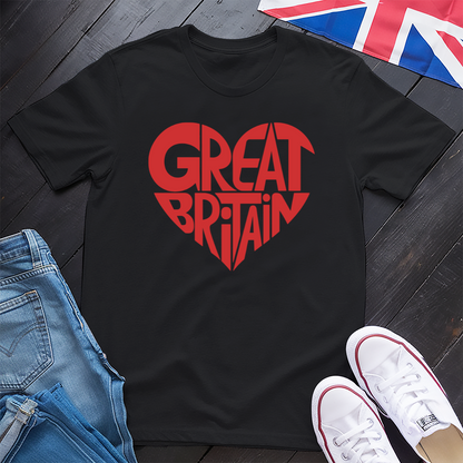 Heart of Great Britain T-shirt