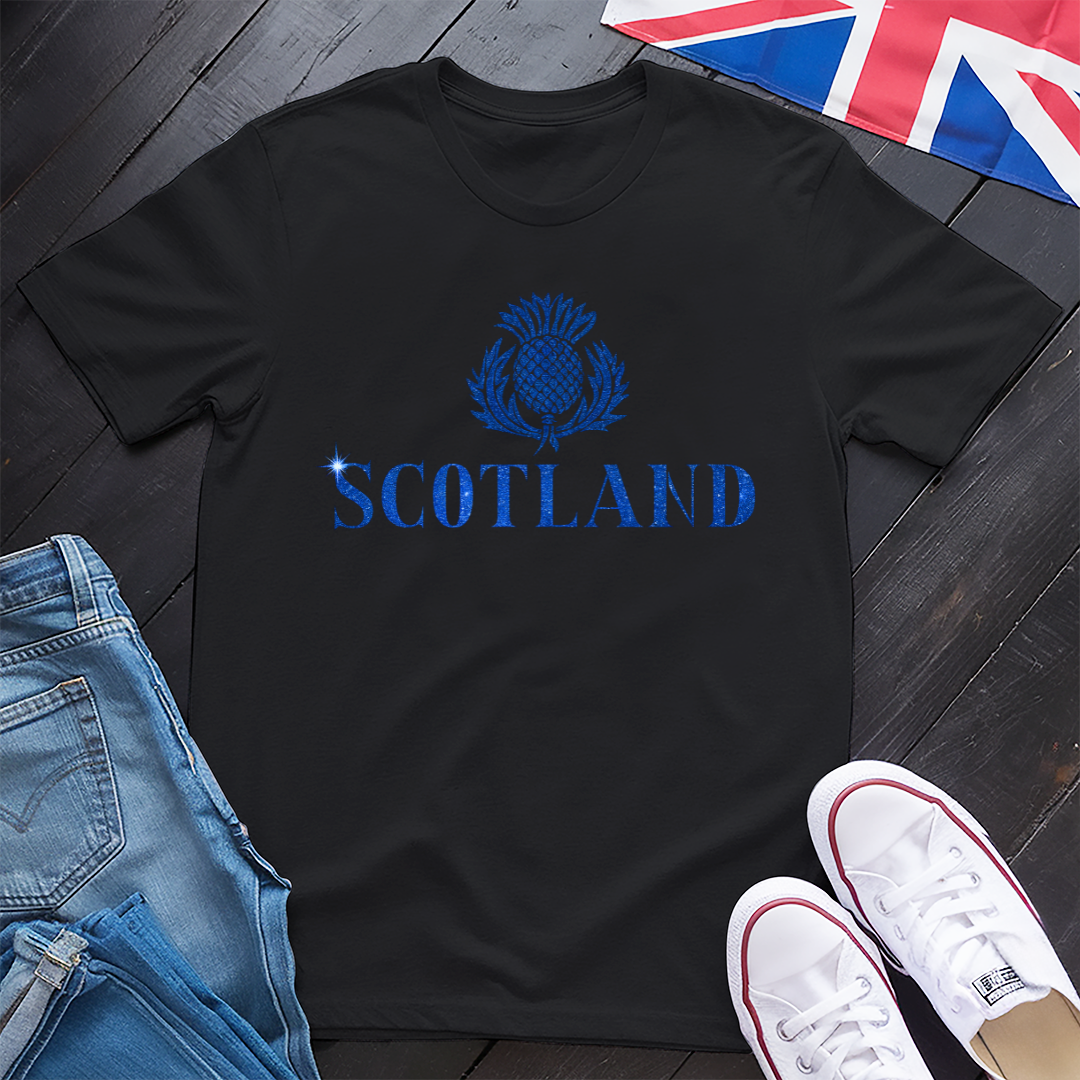 Sparkling Thistle of Scotland T-shirt