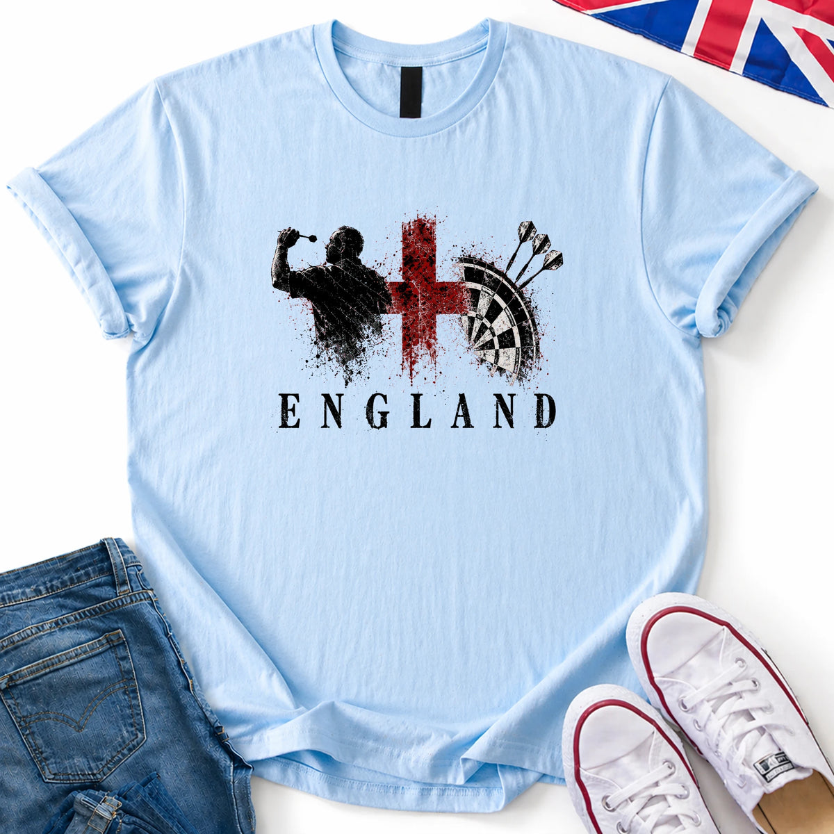 England Darts (Distressed) T-Shirt