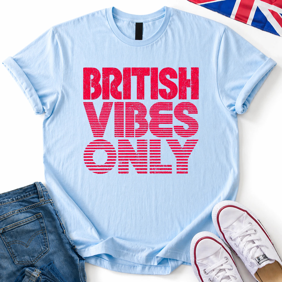 British vibes (Red) T-Shirt