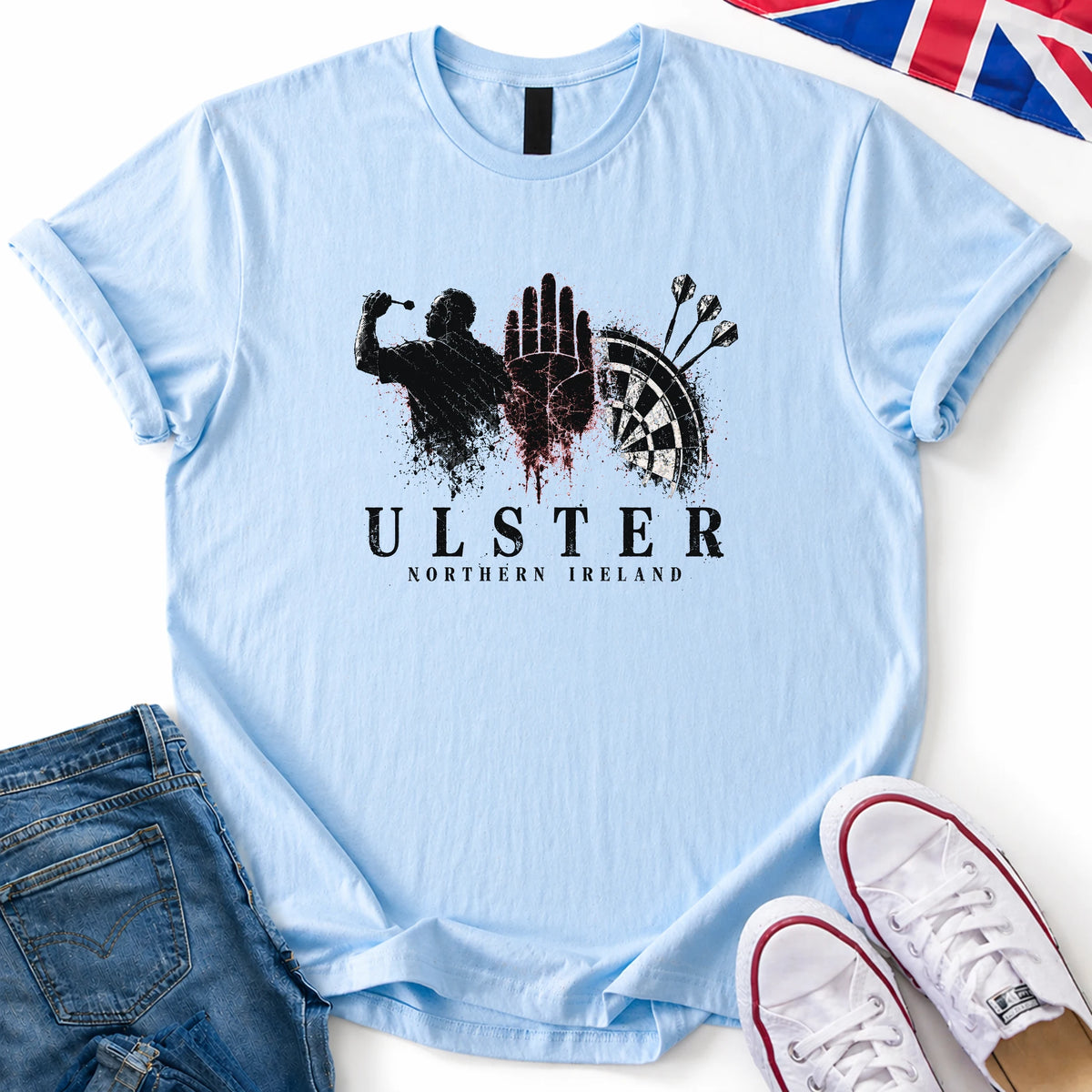 N. Ireland Darts (Distressed) T-Shirt