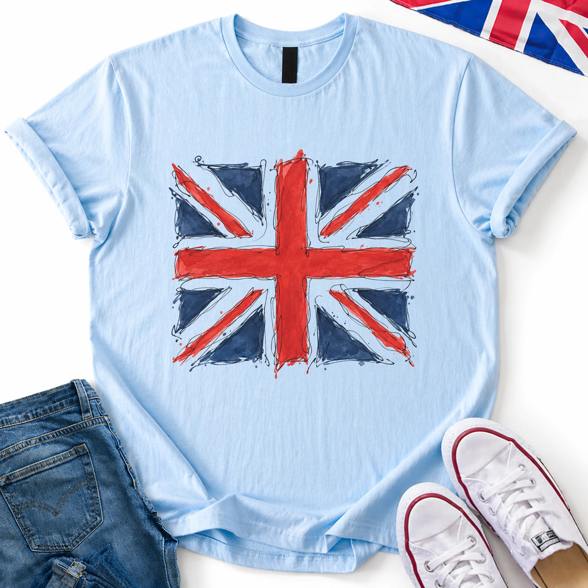 Union Flag Doodle T-Shirt