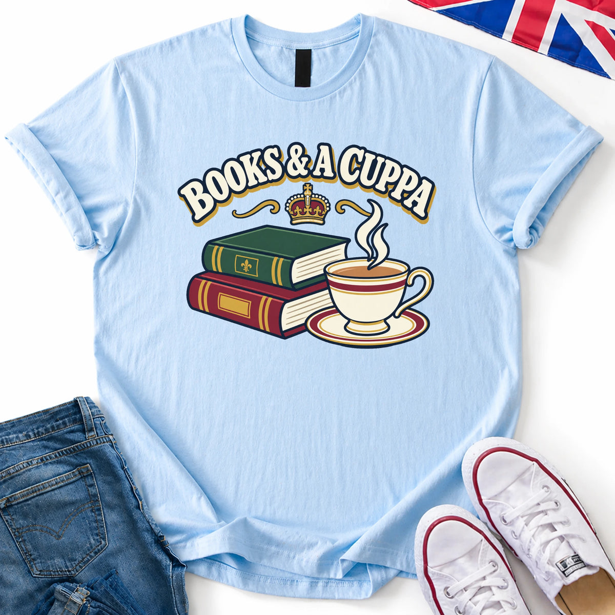 Books & Cuppa T-Shirt